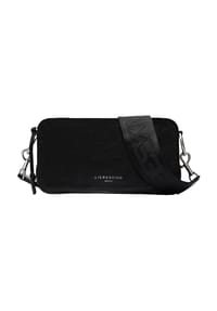 LIEBESKIND - CLARICE Umhängetasche, Leder, Label, Zipper, für Damen - 9999 BLACK