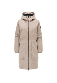 NAVAHOO® - Langmantel Edelumhang 14 - Black