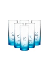 Ritzenhoff & Breker Trinkgläser Favo 360 ml 6er Set - FLASH - blau