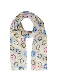 S.Oliver Red Label - Schaltuch, Fransen, für Damen - 41B8 LILAC/PINK