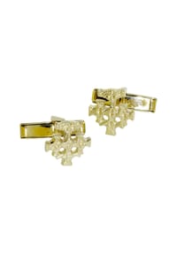 OSTSEE-SCHMUCK® - Manschettenknöpfe , Hiddensee , Silber 925/000, vergoldet - gold