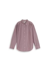 TOM TAILOR - Hemdbluse, Knopfleiste, für Damen - 40843 PLUM WHITE