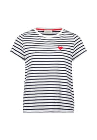 CARTOON - Kurzarm-Shirt mit Rundhalsausschnitt - Cream/Red