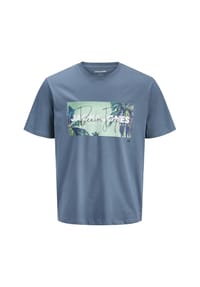ORIGINALS by JACK & JONES - T-Shirt, Baumwolle, für Herren - 176533 BLUE MIRAGE