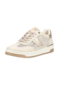 TOM TAILOR - Lederimitat/Textil Sneaker - Sand