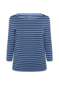 GALERIA - Shirt Anja, 3/4-Arm, U-Boot-Ausschnitt, für Damen - BLACK/WHITE