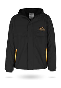 normani® - Herren Windjacke Tuuli - Anthrazit/Schwarz