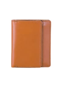 Mywalit - Geldbörse Leder 10 cm - black/blue