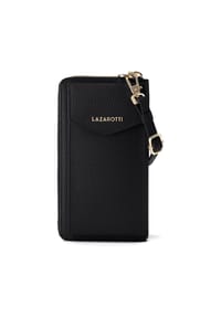LAZAROTTI Bologna Leather - Bologna Leather Handytasche Leder 11 cm - black-2
