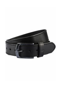 camel active - Gürtel, Leder, Dornschließe, für Herren - 09 BLACK