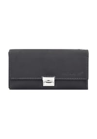 GREEN BURRY - Vintage Vintage Kellnerbörse Leder 18 cm - black