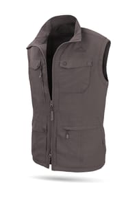 normani® - Herren Outdoor Weste Kudu - Anthrazit