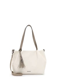 Emily & Noah ELKE - Shopper, Reißverschluss, Web-Optik, für Damen - 400 BEIGE