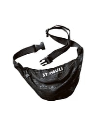 FC ST. PAULI ST PAULI - Bauchtasche, Reißverschluss, Baumwolle - SCHWARZ