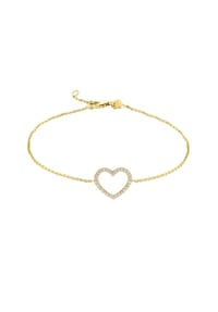 MONCARA - Damen Armband, 375er Gold, 30 Diamanten zus. ca. 0,10 Karat - Gelbgold