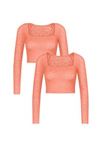 sloggi - Longsleeve ZERO Feel Bliss Top - LOVELY APRICOT