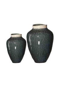 Ritzenhoff & Breker Vasen Lucca 31 cm / 41 cm 2er Set grau - LUCCA - grau