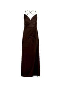 Vera Mont - Abendkleid rückenfrei - Dark Maroon