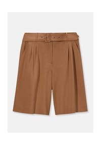 MADELEINE - Elegante Bermuda - haselnuss
