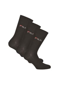 FILA - Unisex Socken, 3 Paar - Strümpfe, Street, Sport, Socks Set, Logo - Grau
