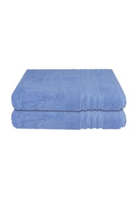 SCHIESSER - Frottier-Duschtücher Milano im 2er-Set (à 70x140cm) - Babyblau