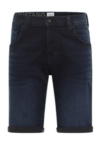 MUSTANG® - Jeansbermudas, 5-Pocket, Slim Fit, für Herren - 5000403 DENIM BLUE