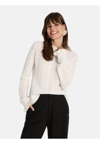LIEBLINGSSTÜCK - Damen Pullover aus Alpaka-Woll-Mix ZipporaL - 110-offwhite