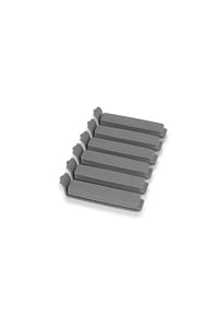 MICHELINO - Lebensmittel-Verschlussclips Verschlussklammer Set 6 Stück 10 cm - 