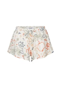 MYJAMA - Pyjamahose Bella print mit Künstlerdesign - White Artprint