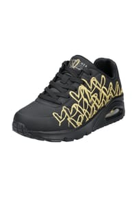 SKECHERS® - Lederimitat Sneaker - Beige/Gold