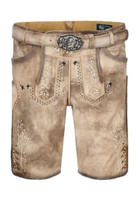 Alpenfeeling - Trachtenhose, Leder, Stickereien, für Herren - BIRKE