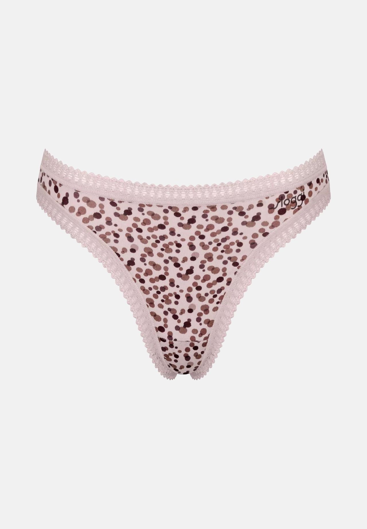 Sloggi Go Crush String, 3Er-Pack, Grafische SpitzenbordüRe, FüR Damen, Rosa, L