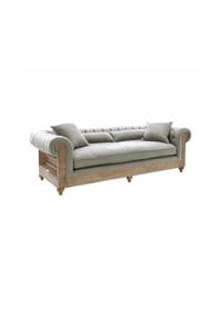 LOBERON - Sofa Kanani grau/braun - grau/braun