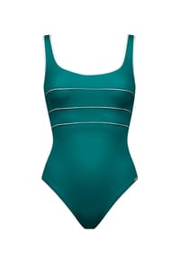 Lidea® - Badeanzug , paspeln, für Damen - 062 PINK-WHITE