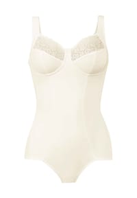 Anita - Havanna Korselett, breite Träger, Herz-Ausschnitt, für Damen - CRYSTAL