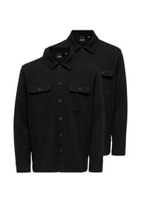 ONLY & SONS - Hemdjacke / Overshirt 2er Pack Newkodyl - Castor gray