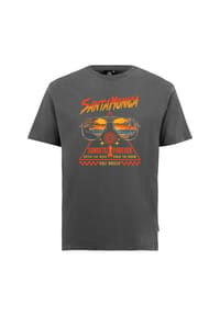 OLDSKULL - T-Shirt Wrldvibe Sunset Shades Graphic Grenzenlose Kreativität, fühle den World-Vibe - Dark Grey