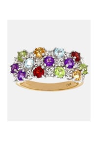 Diamant L'eternel - Ring, mit 0.1 ct Diamant, 375 Gelbgold - gold
