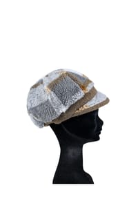 collezione alessandro® - Mütze Scotswoman softes Material, Made in Italy - grau
