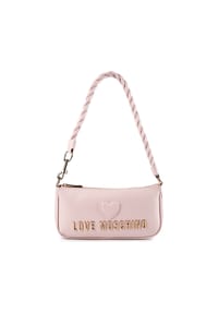 LOVE MOSCHINO Cipria - Cipria Schultertasche Leder 25 cm - cipria