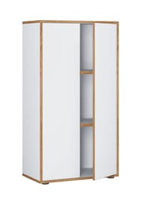 VCM. - Holz Büroschrank Ordner Aktenschrank Büromöbel Schrank Salia 3-fach Breite 60 cm Drehtüren - Anthrazit