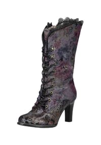 LAURA VITA® - Leder/Textil Stiefel - Violet