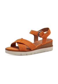 Tamaris - Leder Sandalen - Hellgold