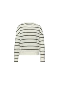 STREET ONE STUDIO - Sweatshirt, Rundhals, für Damen - 26636 LICHEN GREEN