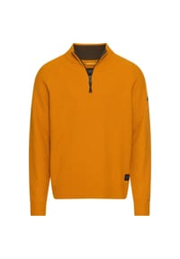 camel active - Strick-Troyer aus reiner Lammwolle - Steingrau