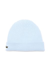 LACOSTE - Unisex Mütze - Strickmütze, Beanie, Wolle, Logo-Patch, One Size - 240 RED