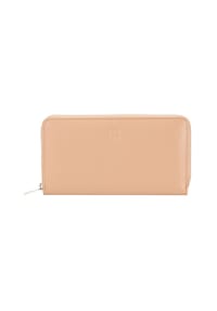 DuDu - Geldbörse Leder 19 cm - black pop