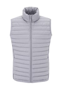 GALERIA essentials - Steppweste, Stehkragen, Reißverschlusstaschen, für Herren - GREY MELANGE