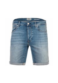 REPLAY - Herren Jeansshorts - Super Stretch Denim, Tapered Fit - Grau