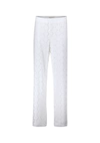 BETTY & CO - Schlupfhose mit Lochmuster - Rohweiß